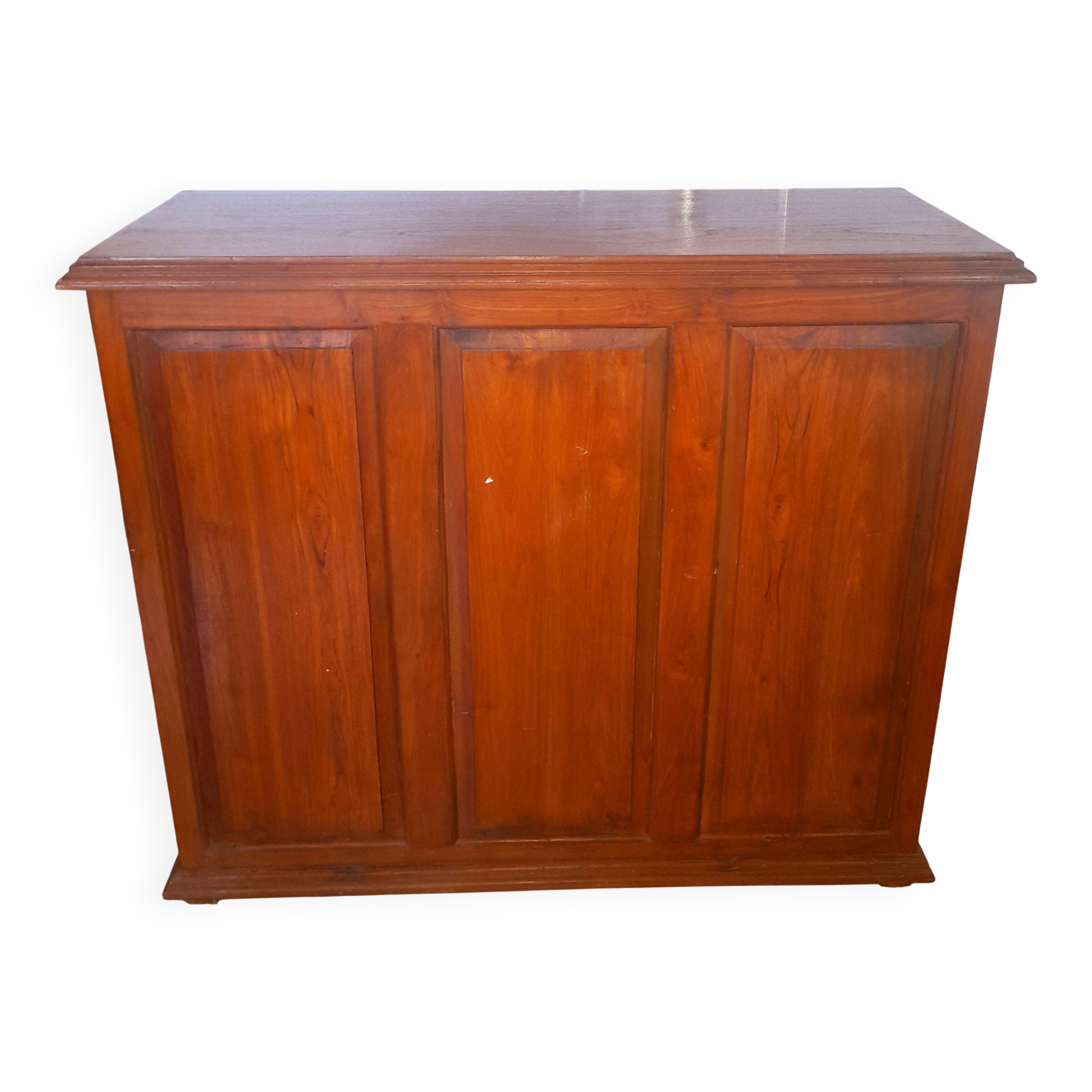 Meuble bar exotique Ethnique en bois - Comptoir Bistrot - Tiroirs caissons