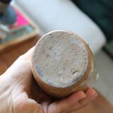 Enameled stoneware pitcher