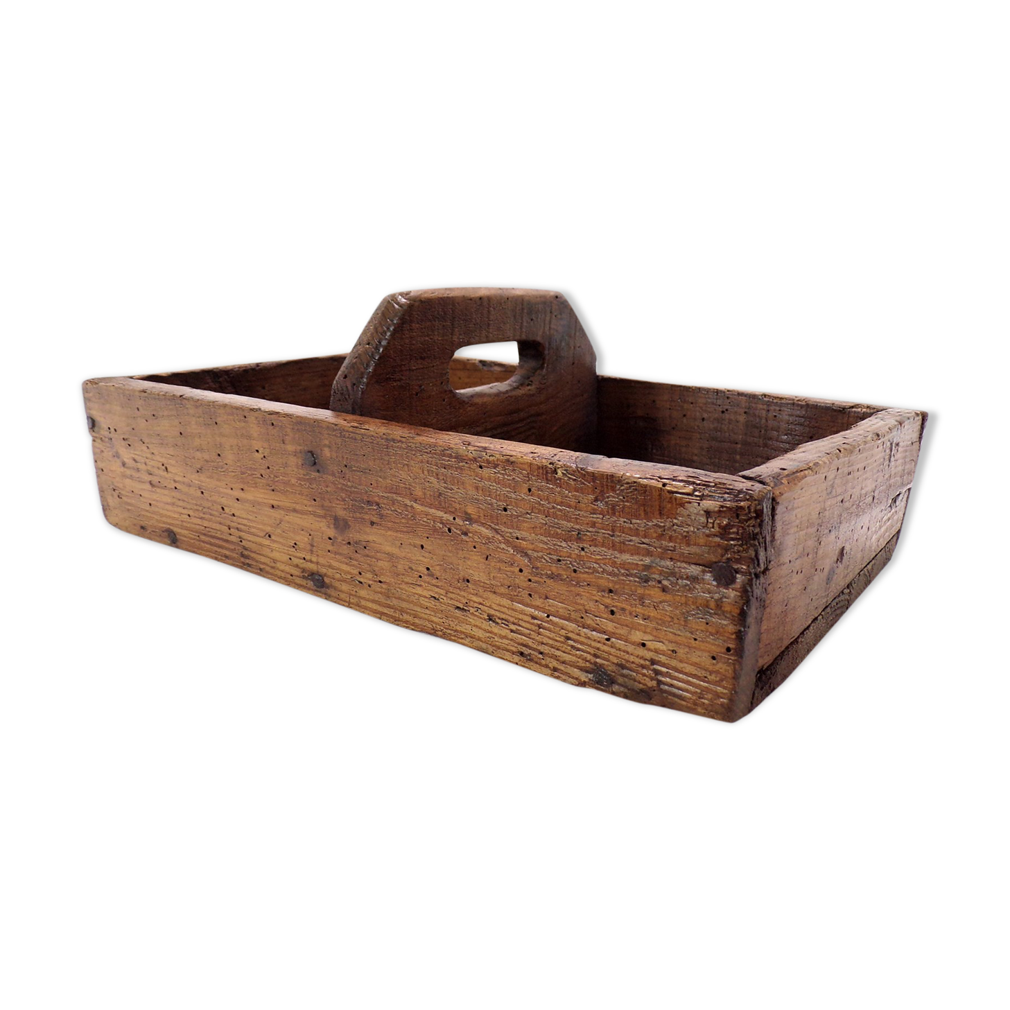 Old wooden basket