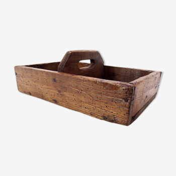 Old wooden basket