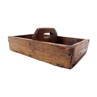 Old wooden basket