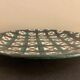Flat glazed ceramic plate by Robert Picault, Vallauris 1960