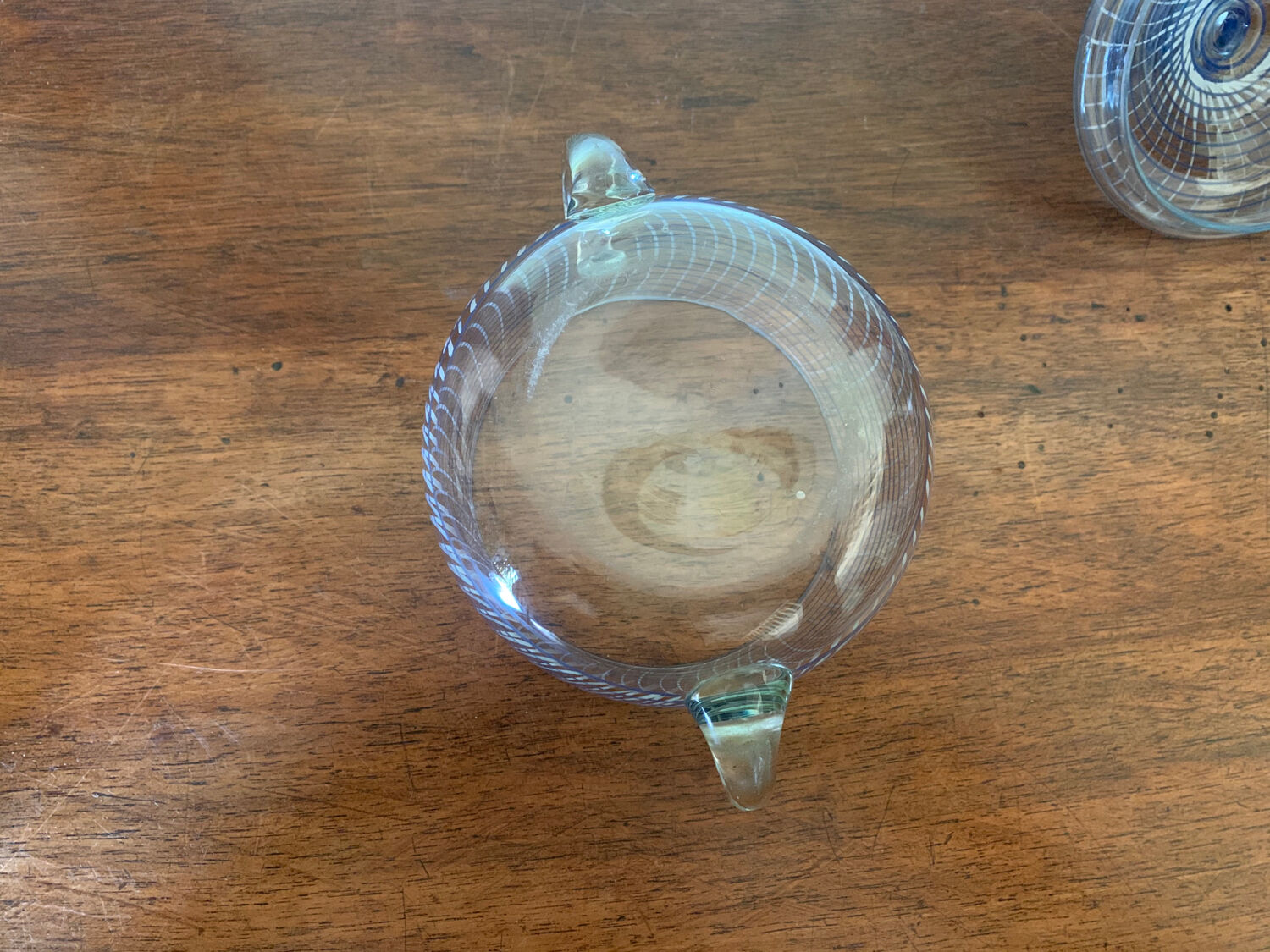 Bohemian crystal bonbonnière