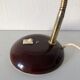 Lamp red garnet Jumo vintage 1970