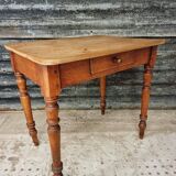 Antique table dining table desk 60x80 cm beech