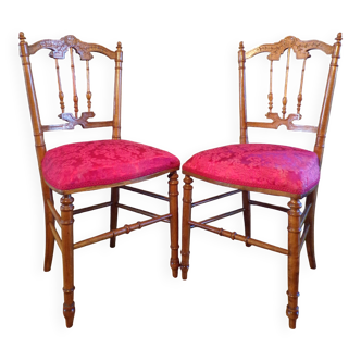 Paire de chaises 1900