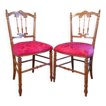 Paire de chaises 1900