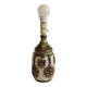 Danish ceramic table lamp, with perforated base and beautiful glaze.