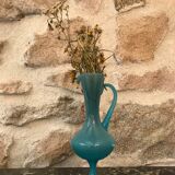 Pichet opaline bleu