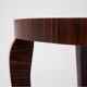 Table basse ronde art déco, pologne, milieu du 20ème siècle