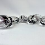 Midcentury collection of art glass vases by Vicke Lindstrand for Kosta Sweden.