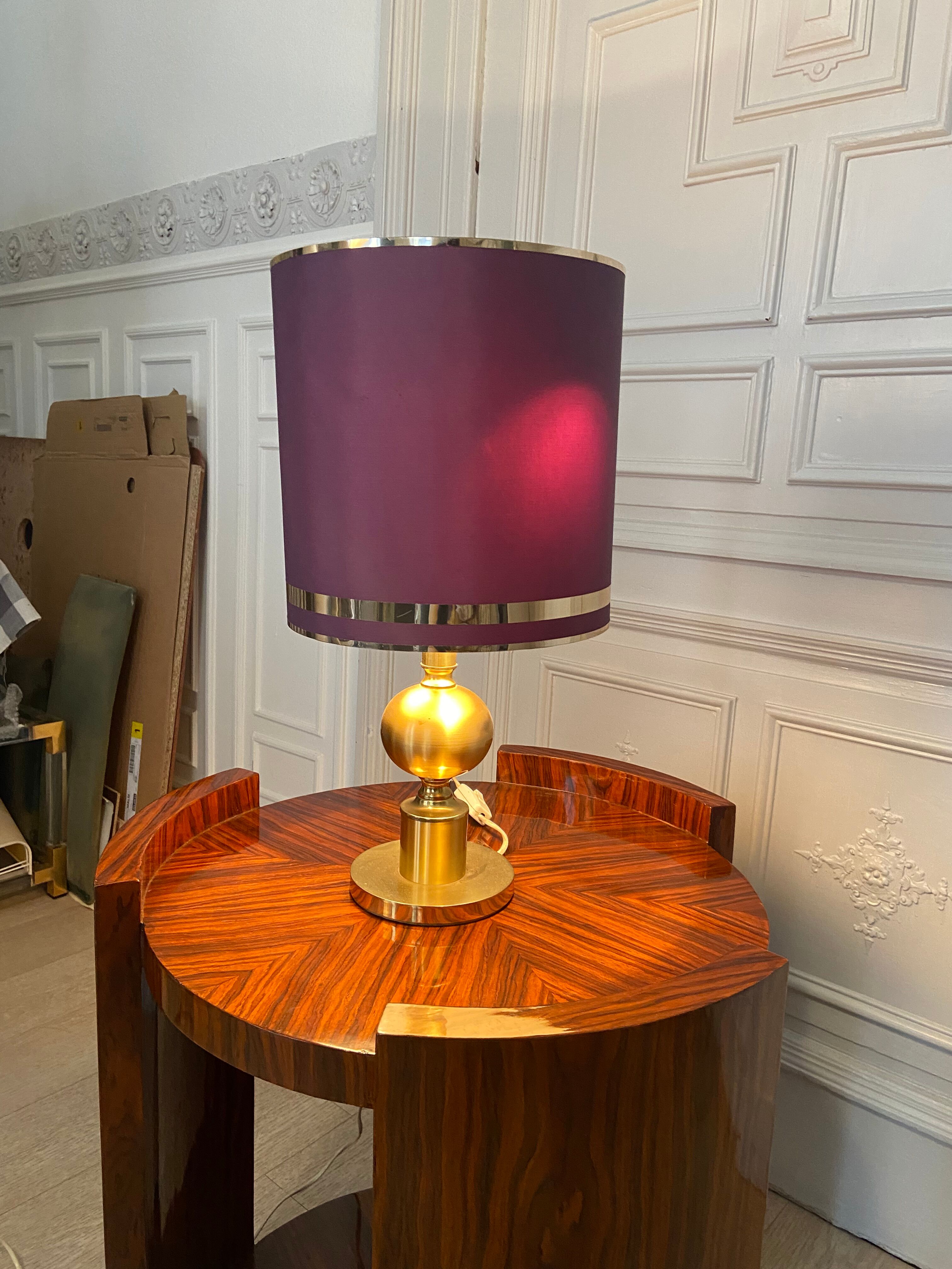 Lampe en laiton, 1970s