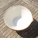 Antique Large Glazed Terracotta Bowl