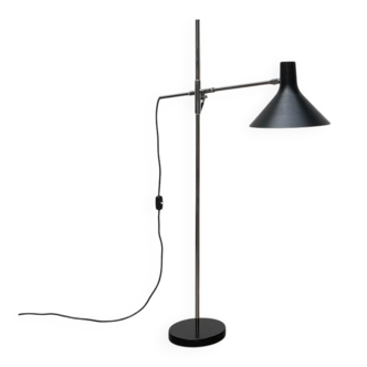 German minimalist floor lamp from the mid-century model No. 8180 by Karl-Heinz Kinsky for Cosack, 1960s.