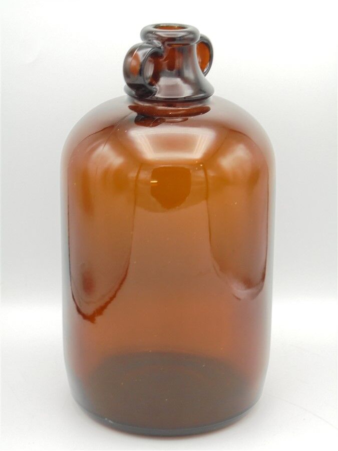 Amber glass canister