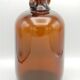 Amber glass canister