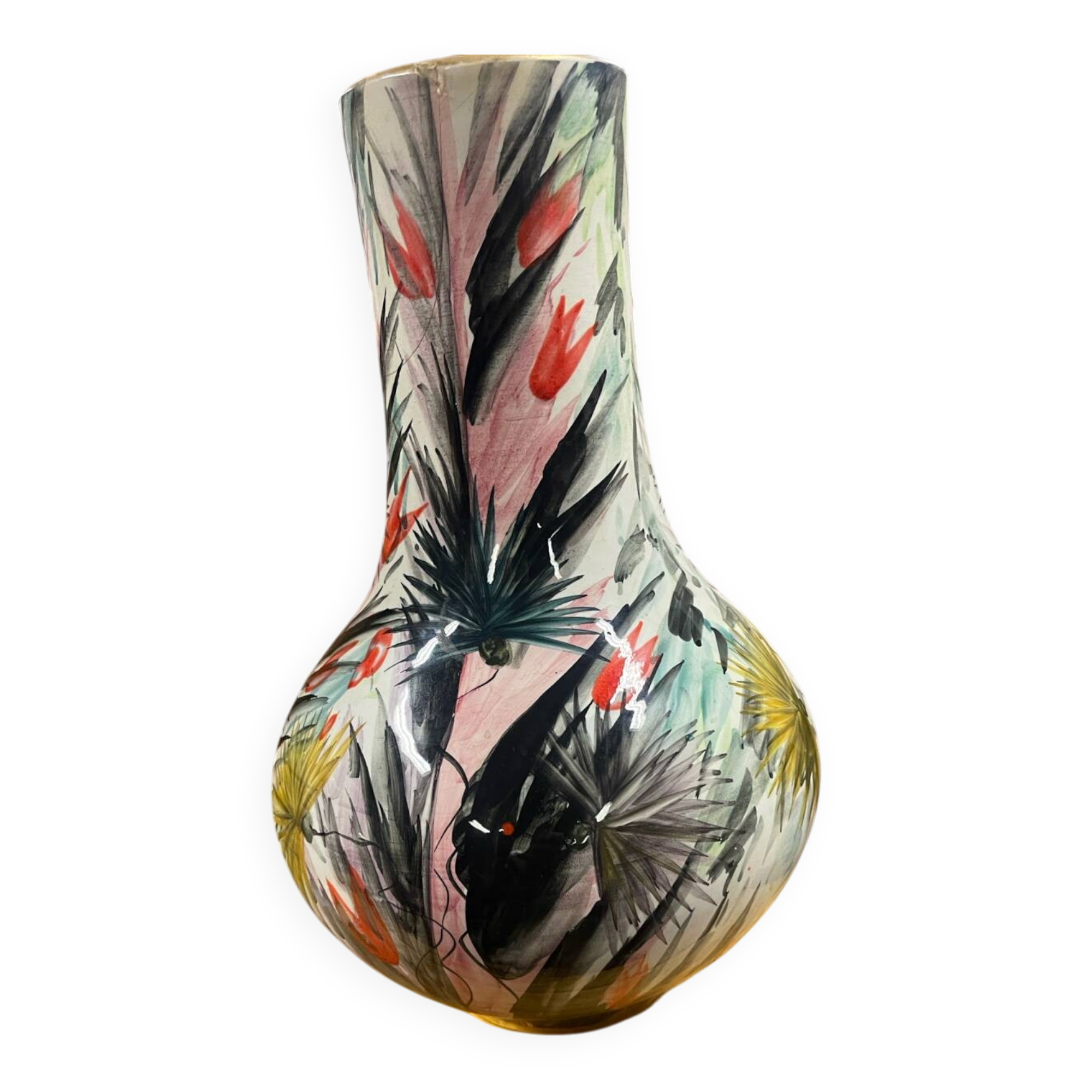 Porcelain flower vase Italy