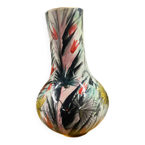 Vase fleurs porcelaine