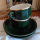 Parisian bistro cups, Chauvigny porcelain