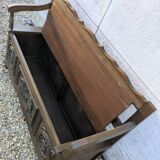 Large Breton storage bench for the entrance.