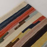 9x12 Kilim Red Green Oversize Vintage Kilim Rug, 275x370Cm