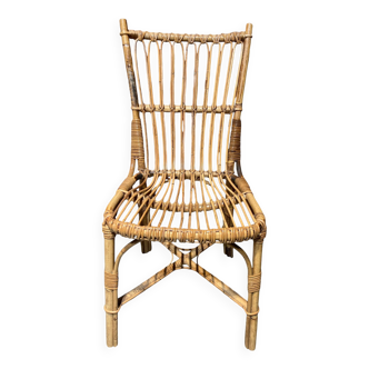 Chaise en rotin