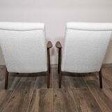 Paire de fauteuils par Jaroslav Smidek restaurés