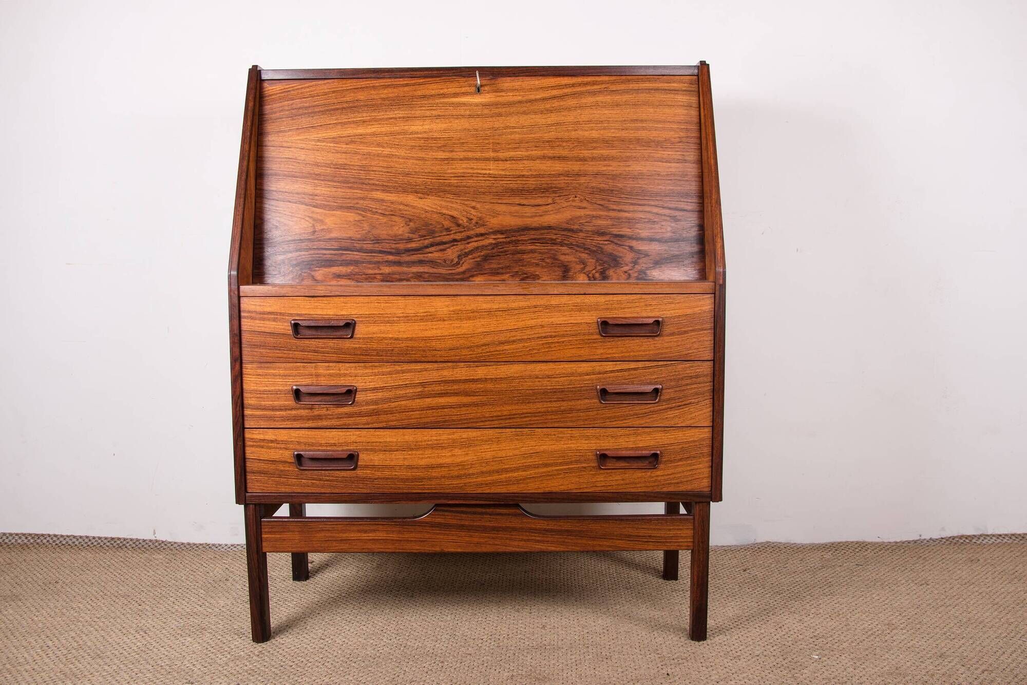 Secretary, desk, Danish in Rio rosewood by Dyrlund 1960.