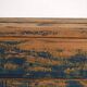 Antique chest painted blue made of pine – Central Europe, circa 1870