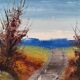 Vintage original landscape oil painting