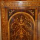 Vintage Regency style Italian marquetry wardrobe
