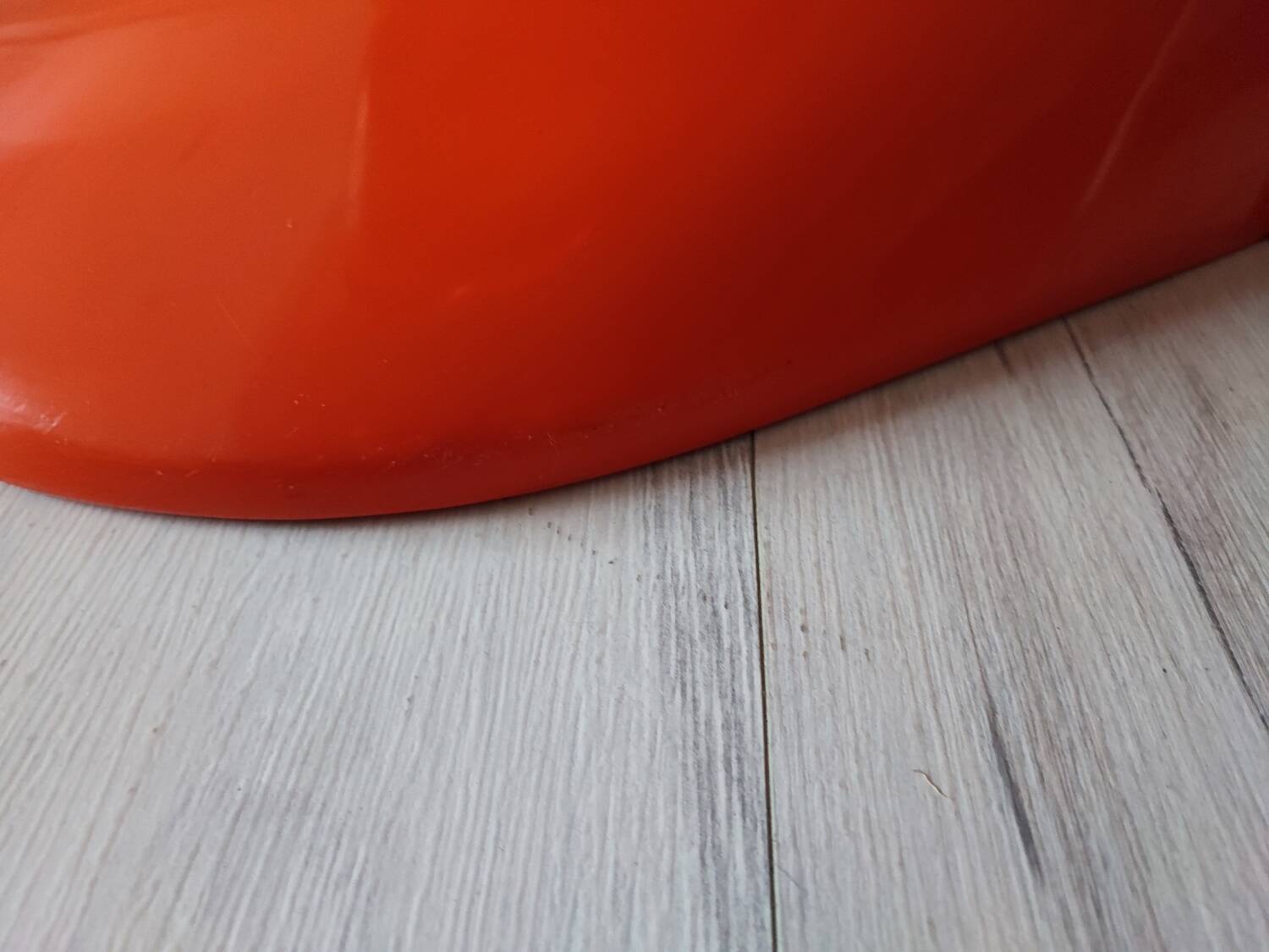 Orange Panton chairs 1974