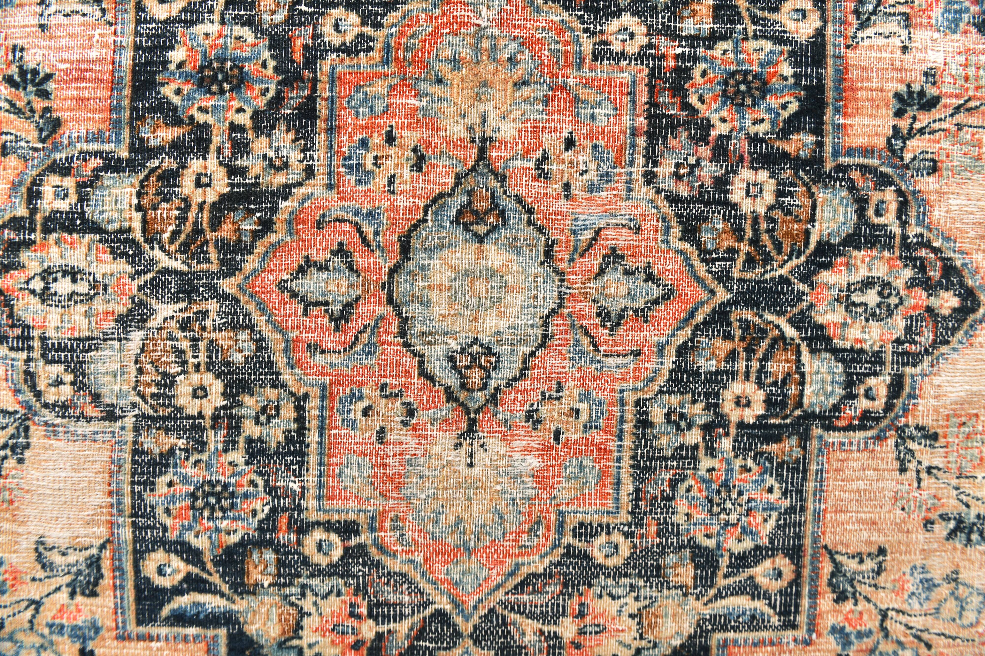 10x13 Red & Blue Oriental Vintage Persian Rug, 315x412Cm