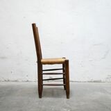 Antique mulched wooden country chair