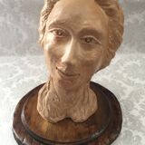 Bust face of woman art design 1950