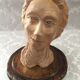 Bust face of woman art design 1950