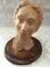 Bust face of woman art design 1950
