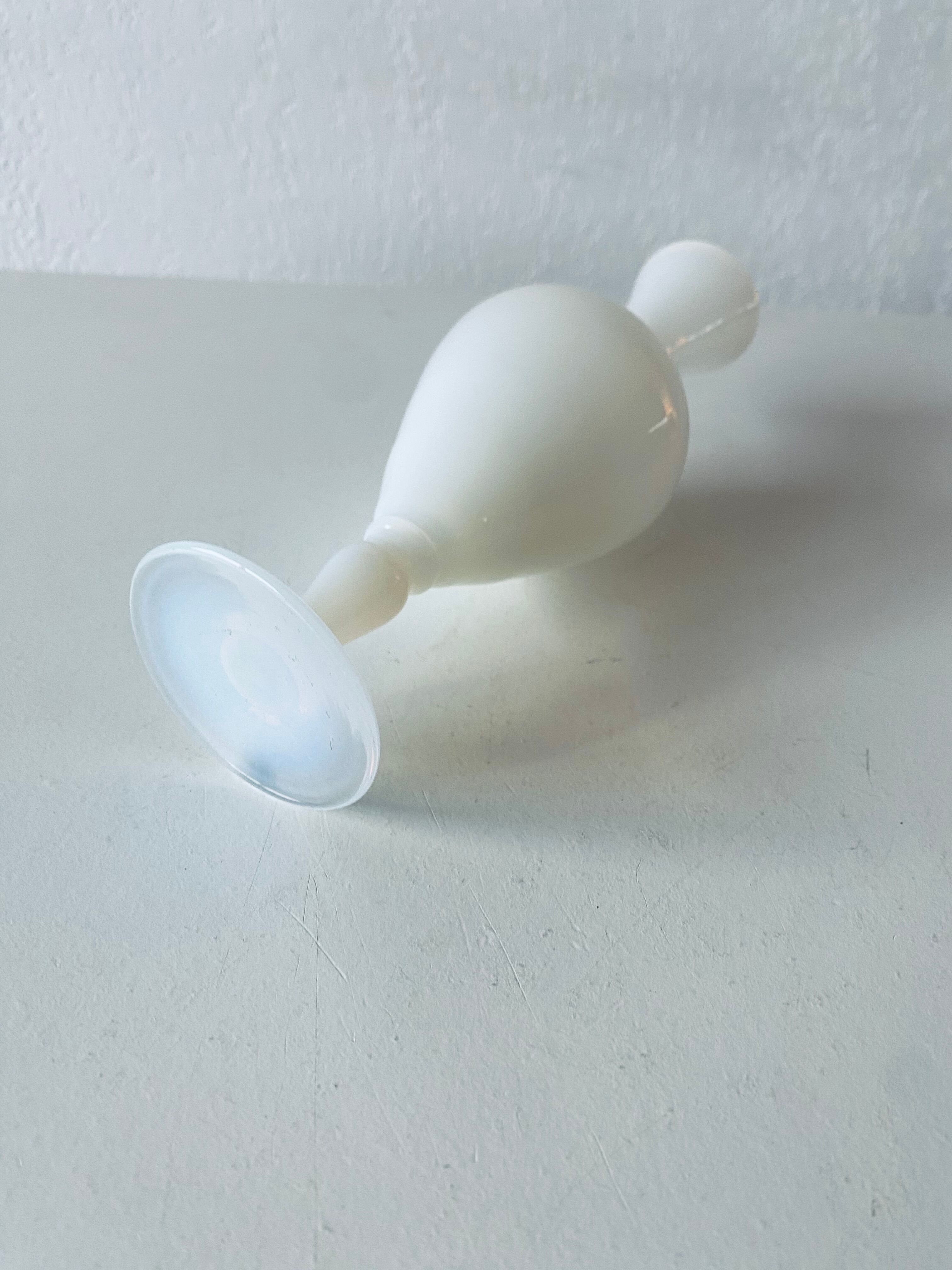 Antique vase in white opaline