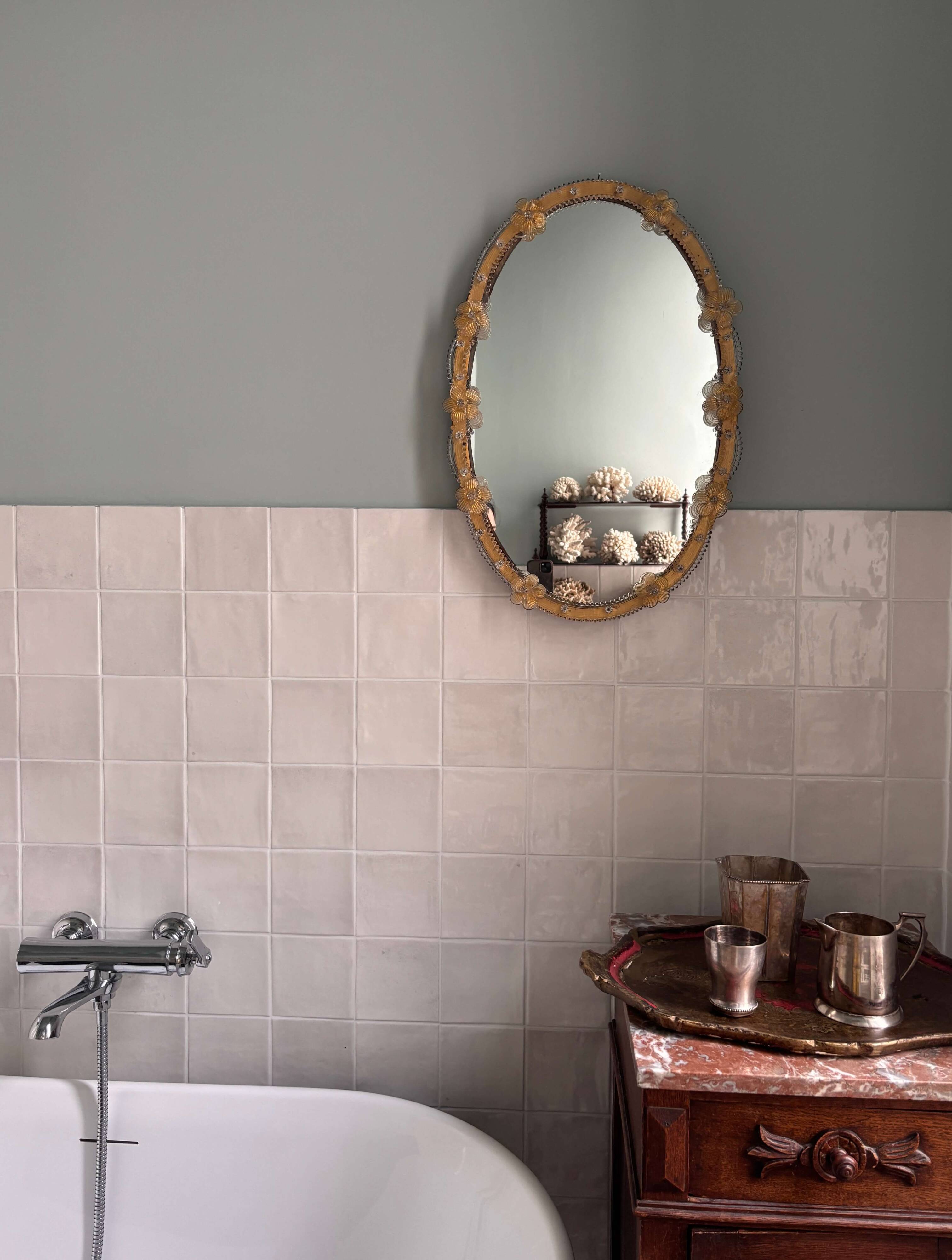 Miroir en verre de Murano