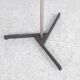 Vintage metal floor lamp with star base, 1960s