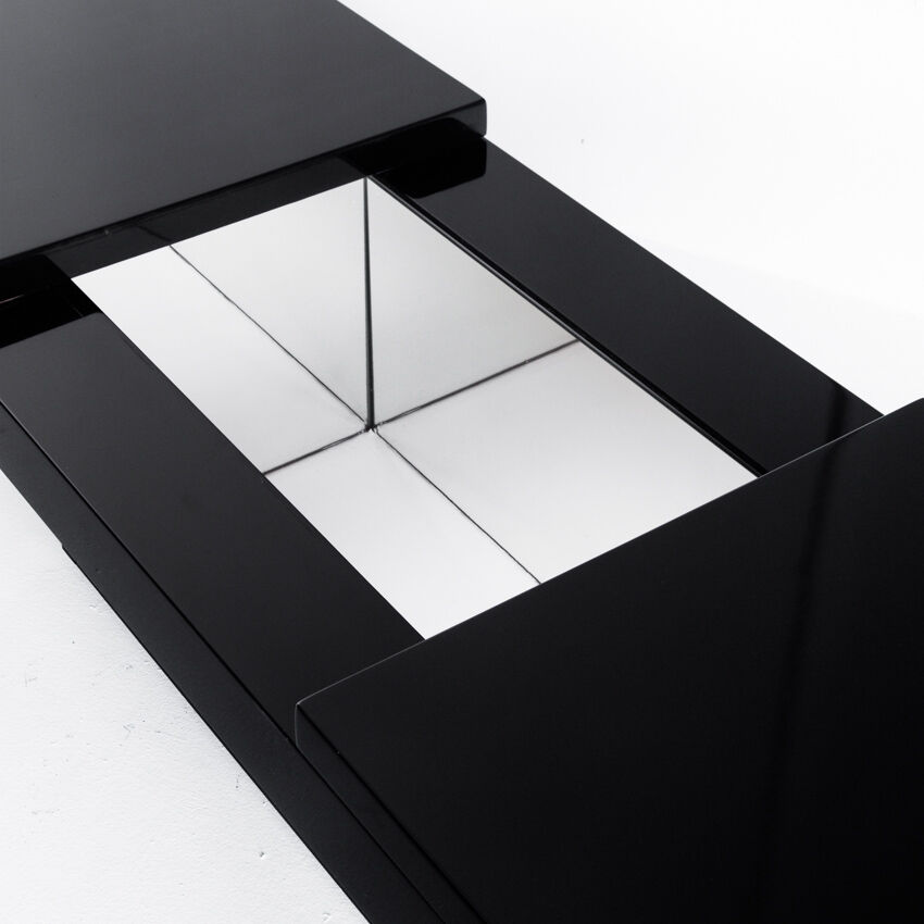 Vintage coffee table with storage, France 1980