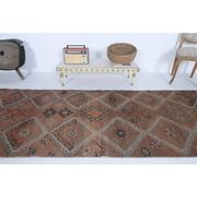 1970s Turkish Hand-Knotted Wool Cotton Red Runner 101x320