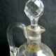 Carafe ewer colorless enamelled fine gold, Empire style: Eagle and louis XVI knot