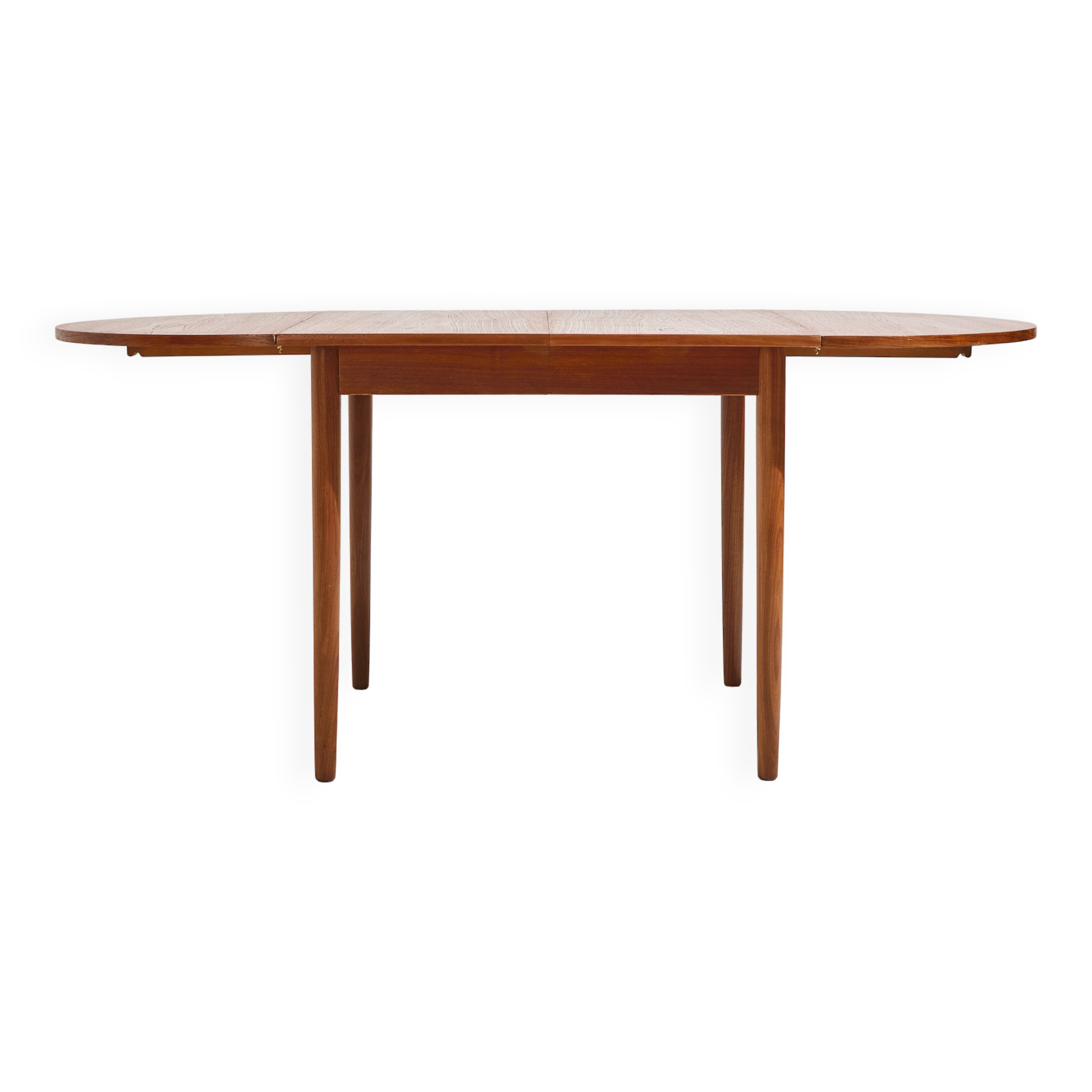 Restored teak dining table