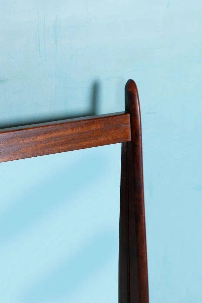 Scandinavian teak mirror from the 1960s.