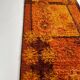 Original Scandinavian Square Pattern Rya Rug by Ege Taepper, 1960s, Denmark 96x161cm