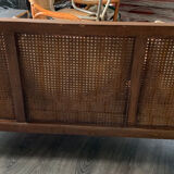 Wooden sofa and cannage