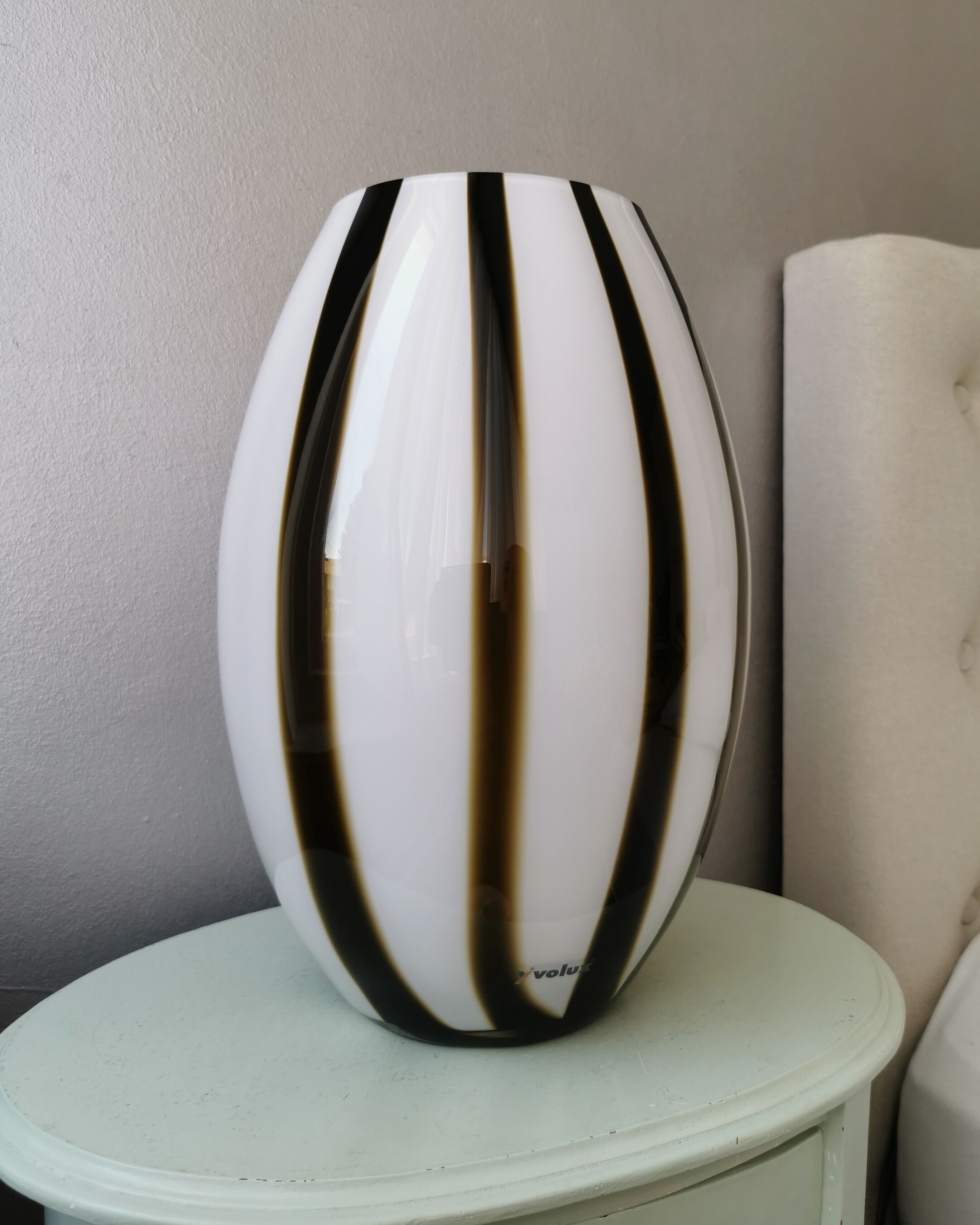 Vintage glass italian table 1980