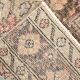 3x13 Pale Red Vintage Runner Rug, 85x388Cm