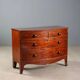 Commode ancienne en acajou 4 tiroirs Italie XIXe siècle
